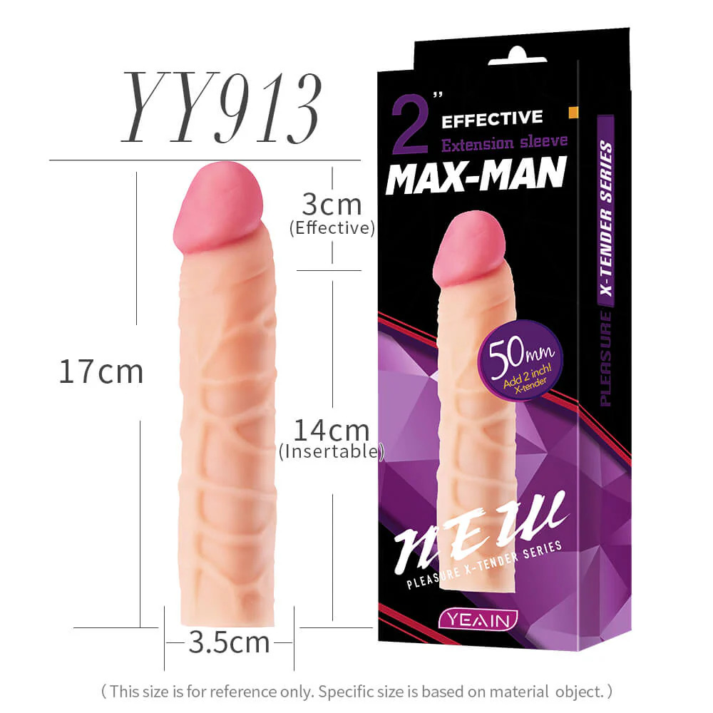 Bao cao su đôn dên Yeain Maxman 2inch Tím